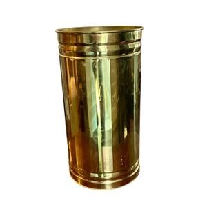 Vintage Bristol Brass Decorative Umbrella Stand / Planter